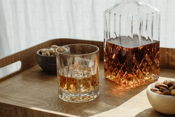 Wine or Whiskey Drinking Glass Set