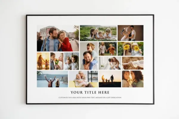 Printed Photo Collage Frame Printed Photo Collage Frame